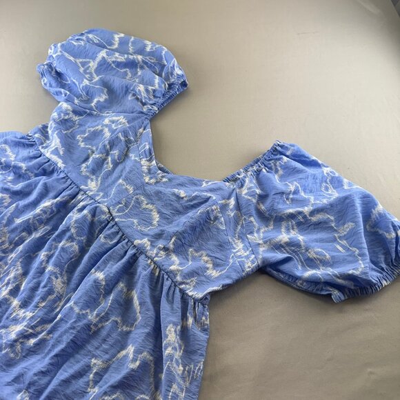 Nine West Dresses & Skirts - Nine West Babydoll Maxi Dress Floral Blue Summer Beach Casual Chic Feminine XL